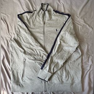 POLO RALPH LAUREN MENS XXL FULL ZIP HEATHER GRAY PERFORMANCE JACKET